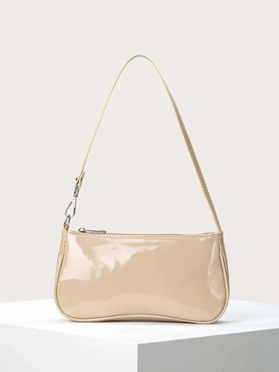 Artificial Patent Leather Bag For Teen Girls