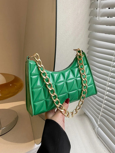 Quilted Detail Chain Bag