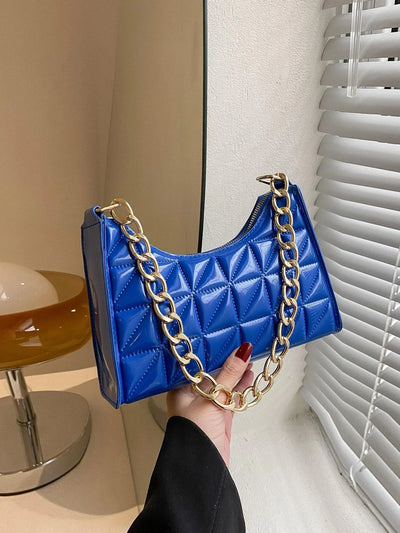 Quilted Detail Chain Bag