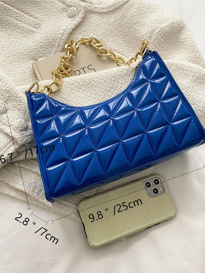Quilted Detail Chain Bag