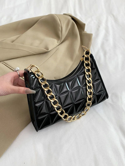 Quilted Detail Chain Bag