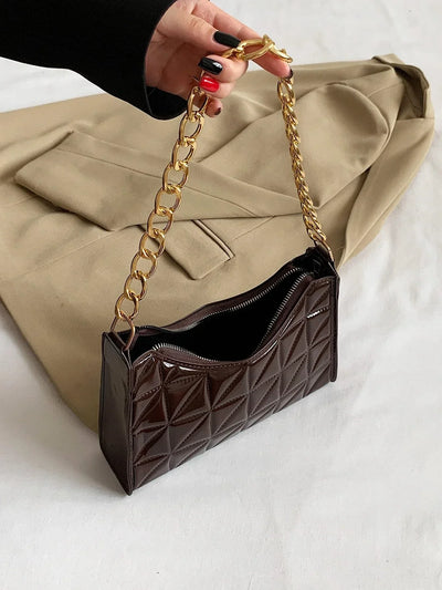 Quilted Detail Chain Bag