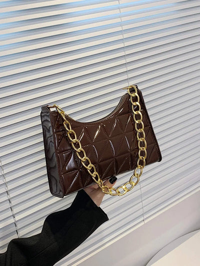 Quilted Detail Chain Bag