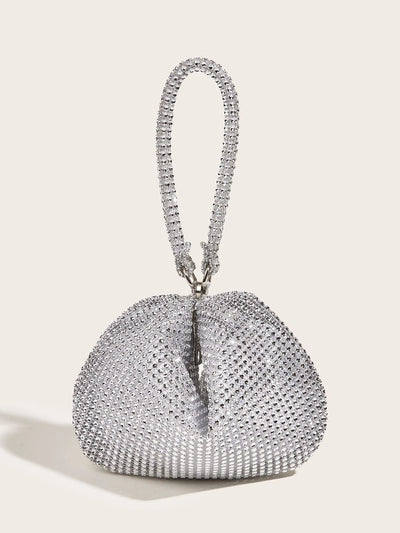 Mini Rhinestone Handbag Clutch, Elegant Party Bag