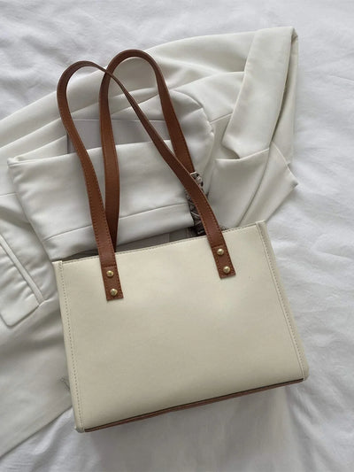 Bow Decor Lightweight,Business Casual Random Skinny Scarf Decor Square Bag