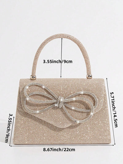 Vincy Glitter Handbag Glamorous, Elegant, Exquisite, Quiet Luxury Sequin, Stylish, Luxury, Shiny Glamorous Square Bag