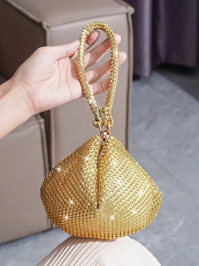 Mini Rhinestone Handbag Clutch, Elegant Party Bag