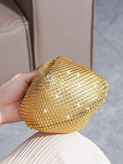 Mini Rhinestone Handbag Clutch, Elegant Party Bag
