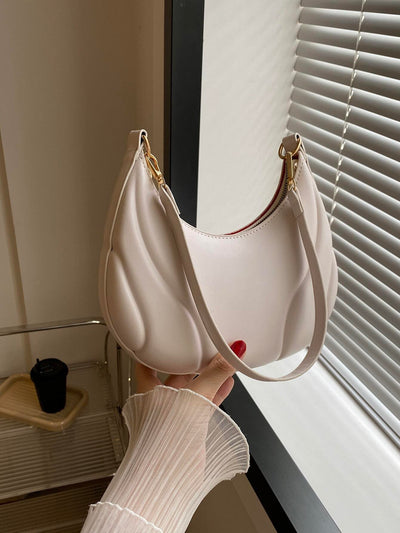 Fashionable Solid Color Versatile Shoulder Bag For Women