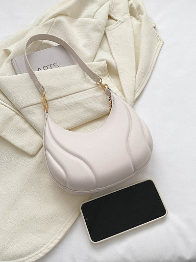 Fashionable Solid Color Versatile Shoulder Bag For Women