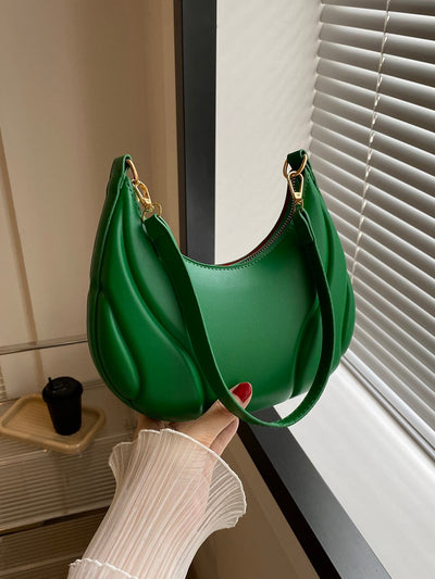 Fashionable Solid Color Versatile Shoulder Bag For Women