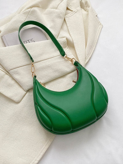 Fashionable Solid Color Versatile Shoulder Bag For Women