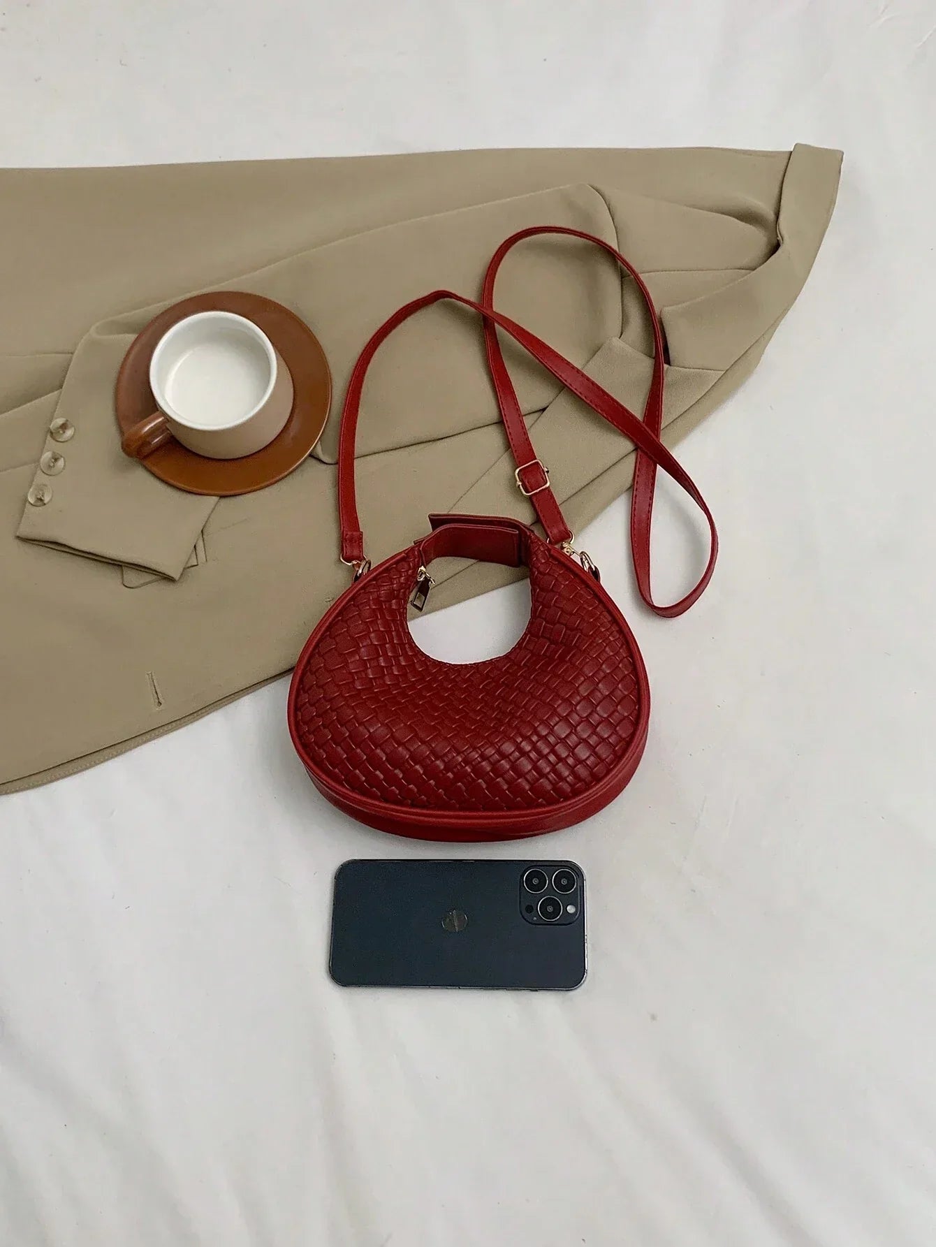 European And American Style New Fashion Lady Shoulder Bag Pu Leather Casual Women's Bag