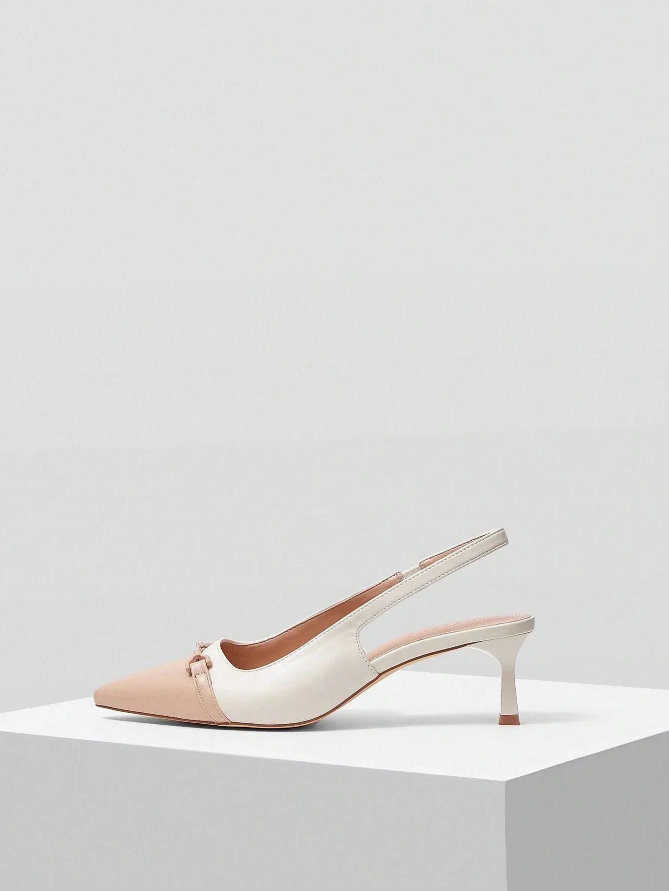 MOTF PREMIUM POINTED TOE STILETTO COLOR-BLOCK WOMEN'S HIGH HEELS