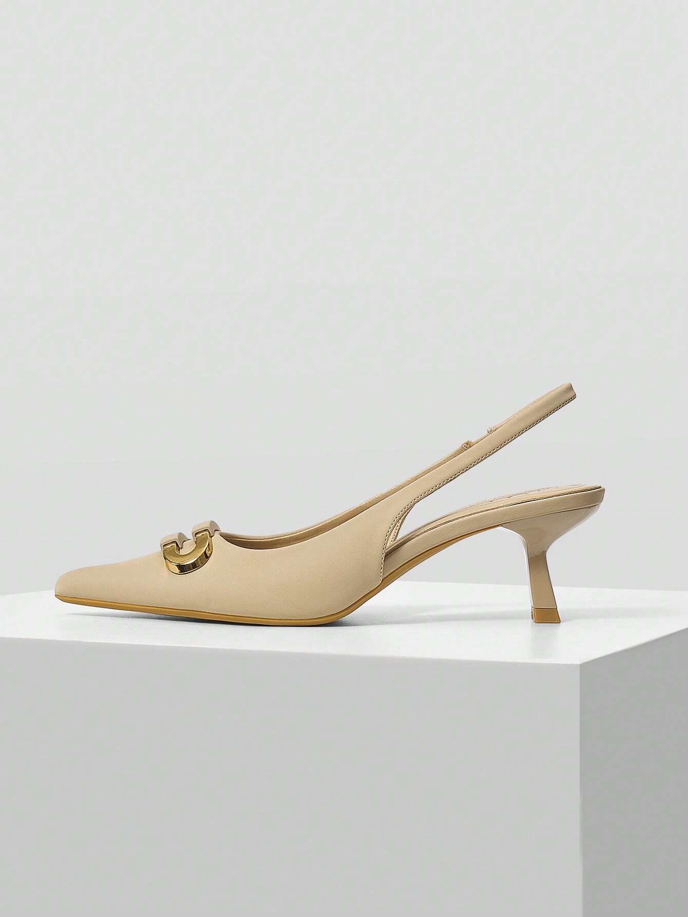 MOTF PREMIUM WOMEN'S POINTED TOE LOW-HEELED HIGH HEELS