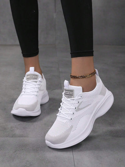Breathable Mesh Lightweight Casual Running Shoes With Soft Sole