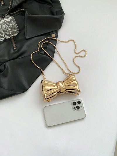 Mini Bow Clutch Purse