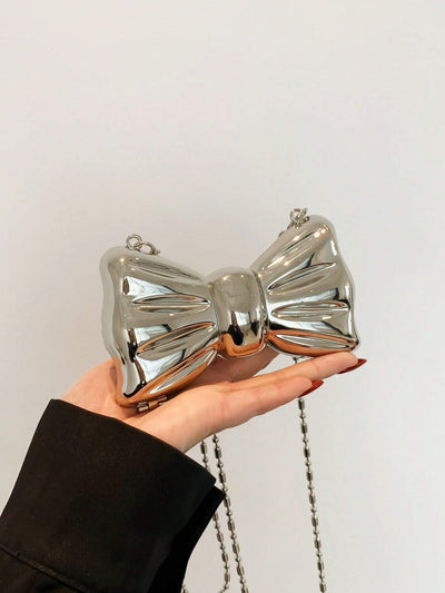 Mini Bow Clutch Purse