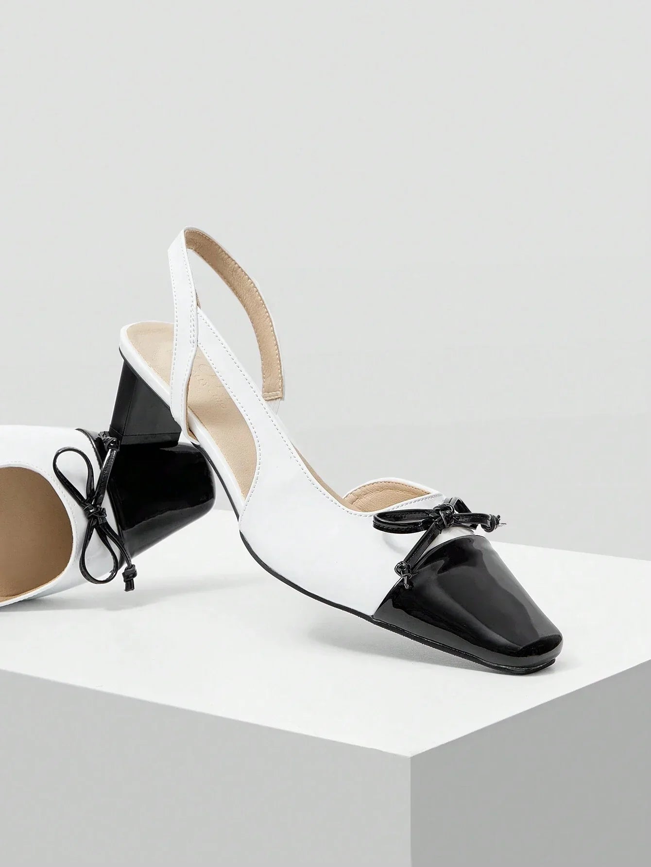 MOTF PREMIUM COMFORTABLE WOMEN HIGH HEEL SHOES WITH BOW DECORATION VACATION SHOES