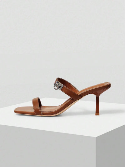 MOTF PREMIUM SIMPLE WOMEN OPEN TOE HIGH HEEL SANDALS