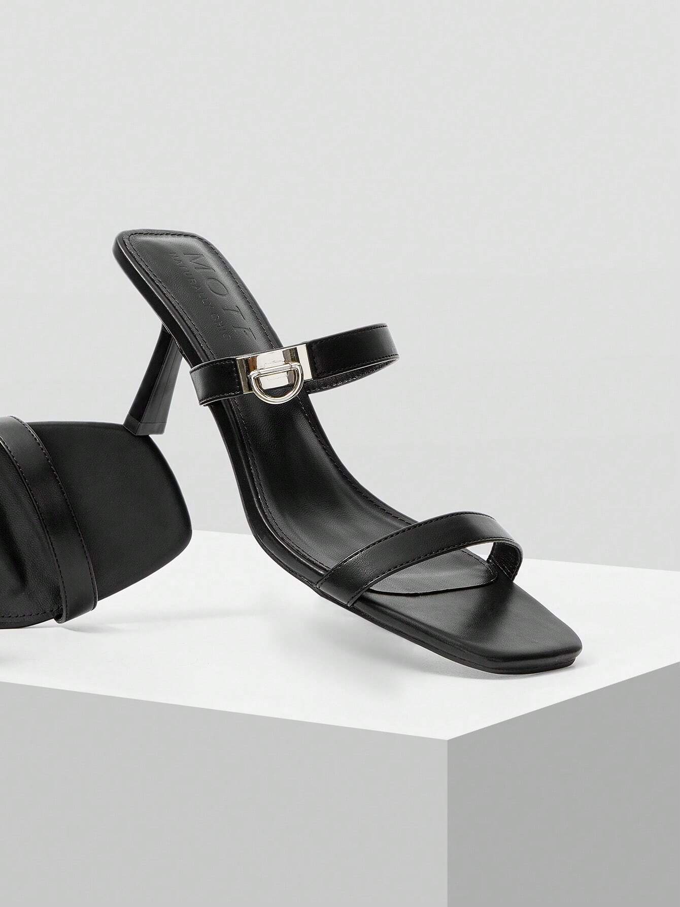 MOTF PREMIUM SIMPLE WOMEN OPEN TOE HIGH HEEL SANDALS