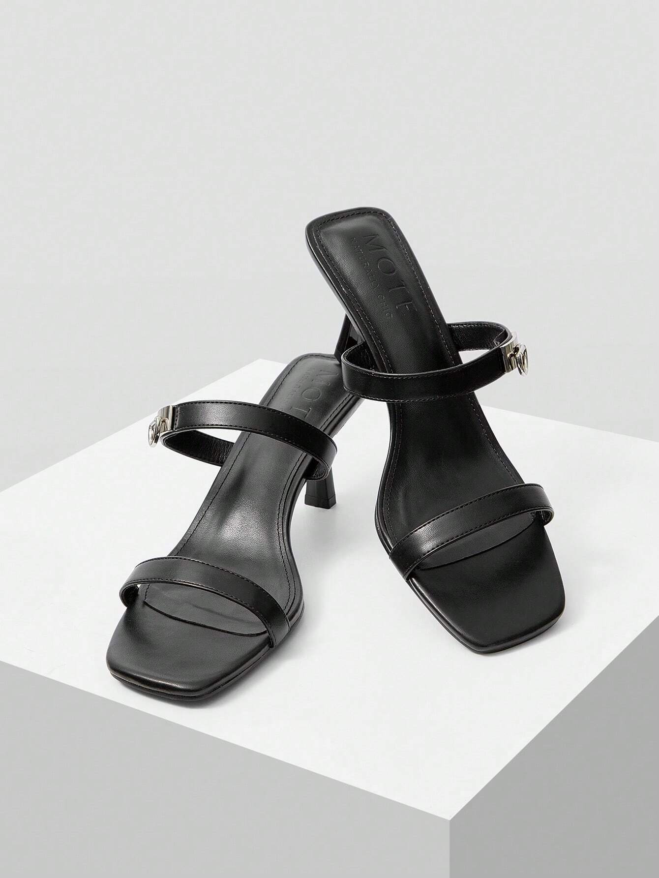 MOTF PREMIUM SIMPLE WOMEN OPEN TOE HIGH HEEL SANDALS