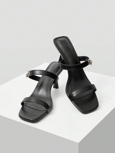 MOTF PREMIUM SIMPLE WOMEN OPEN TOE HIGH HEEL SANDALS