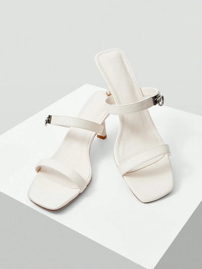 MOTF PREMIUM SIMPLE WOMEN OPEN TOE HIGH HEEL SANDALS