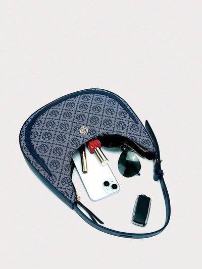 ANESSAMAY&DKMG 2pcs/Set Silk Printed Letter Pattern Combination Bag Strap Adjustable