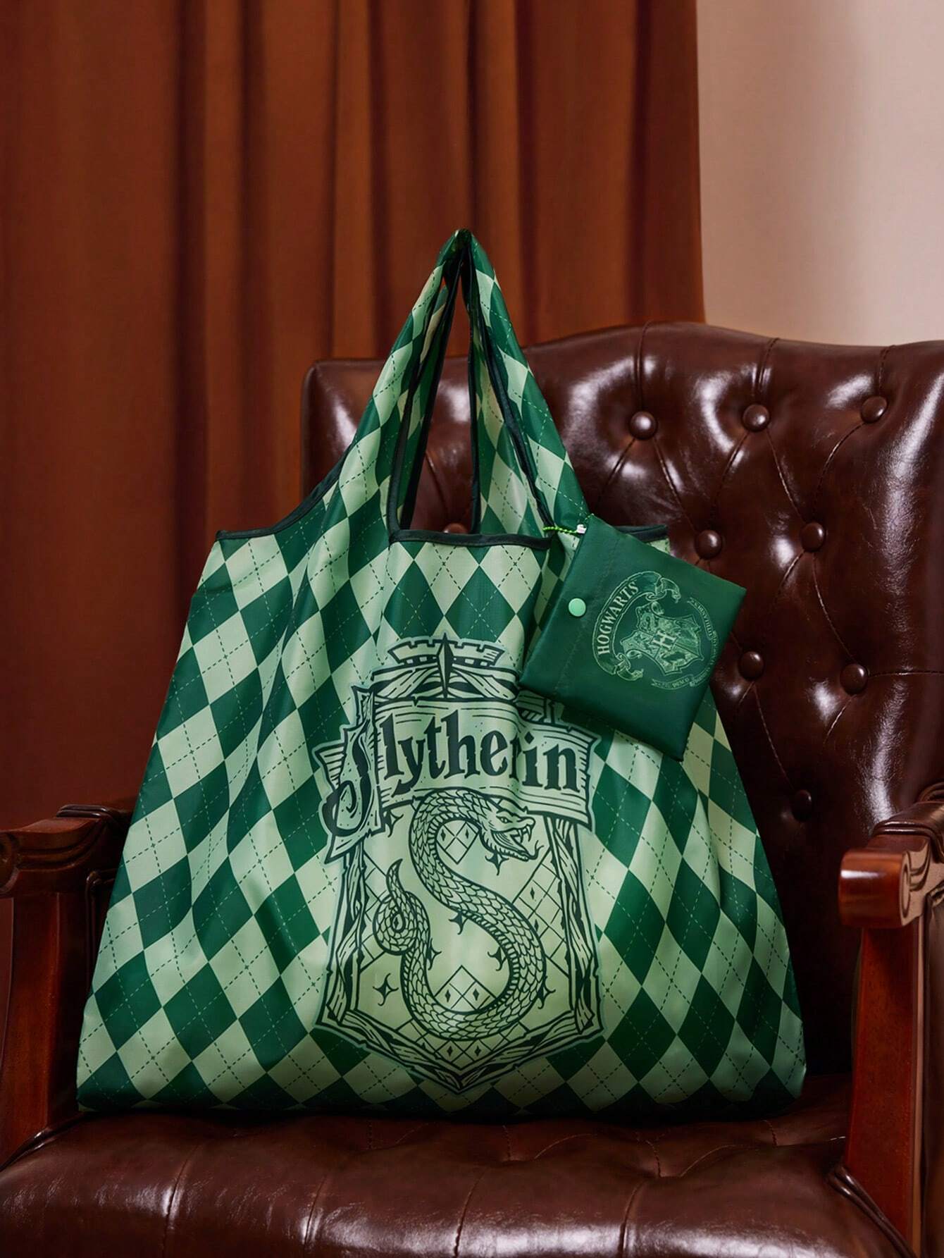 Letter & Harrypotter Deathly Hallows Geo Graphic Tote Bag