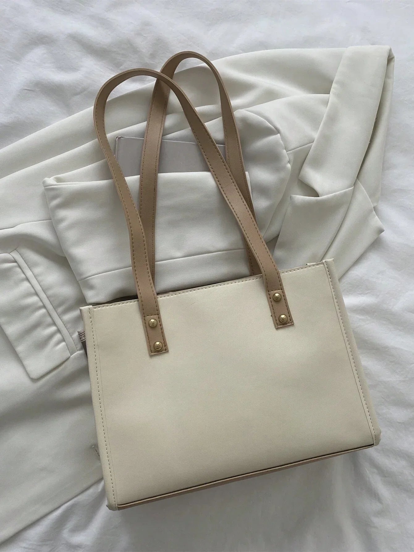 Bow Decor Lightweight,Business Casual Random Skinny Scarf Decor Square Bag