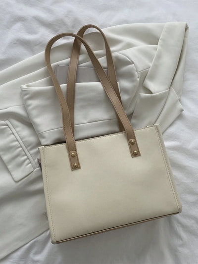 Bow Decor Lightweight,Business Casual Random Skinny Scarf Decor Square Bag