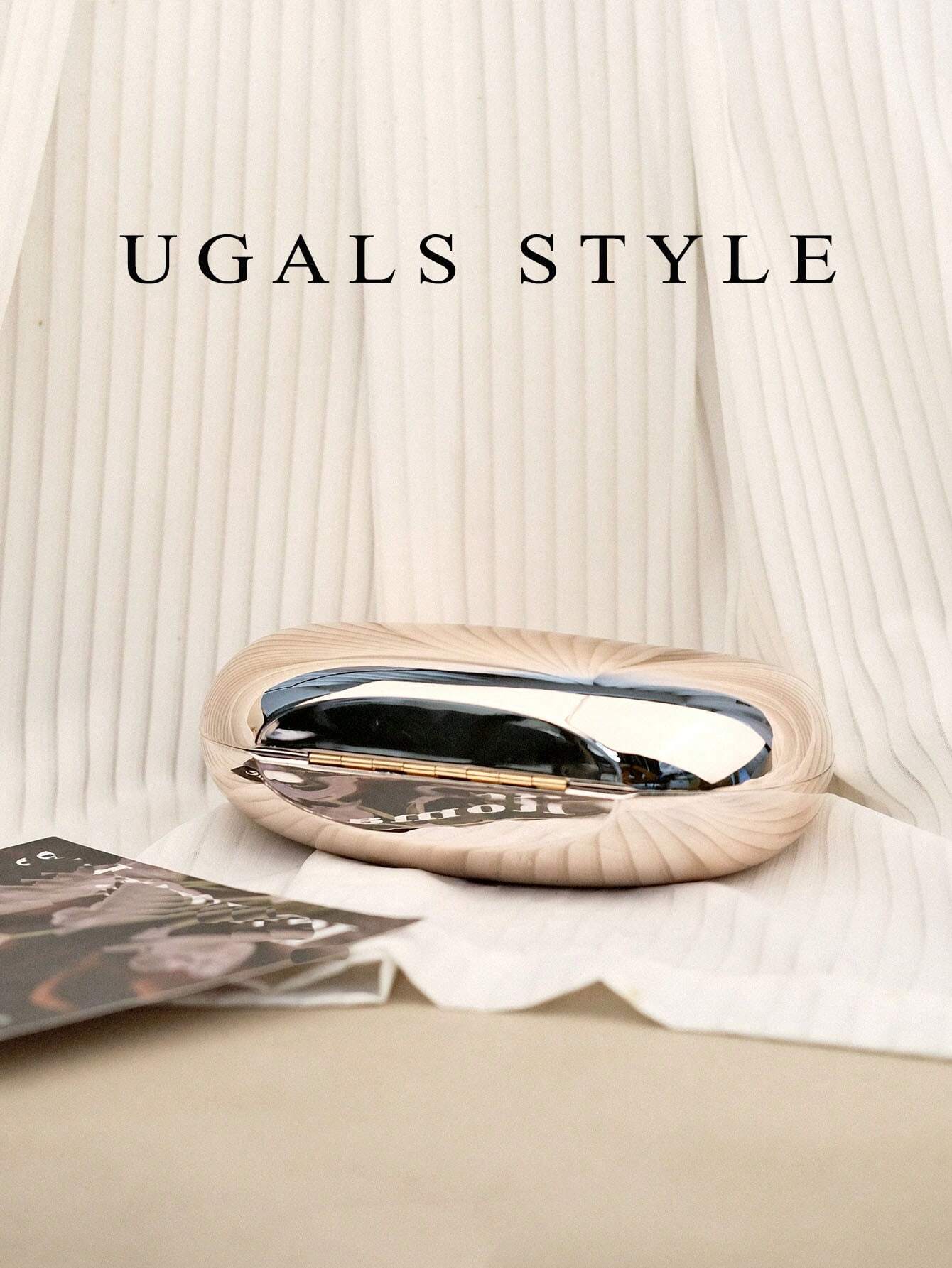 Luxury 2023 Women's Party Prom Crescent Clip Box Evening Clutch Acrylic Transparent Clutch Waterproof Crossbody Bag