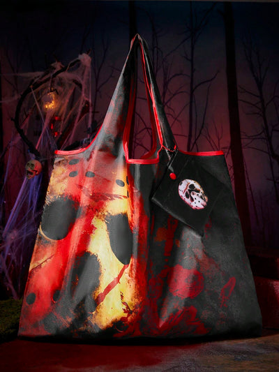 Letter & Harrypotter Deathly Hallows Geo Graphic Tote Bag