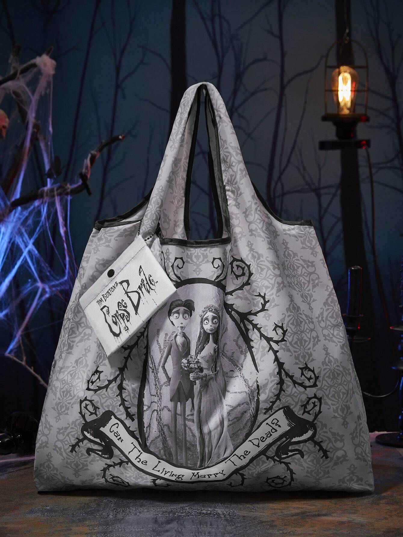 Letter & Harrypotter Deathly Hallows Geo Graphic Tote Bag