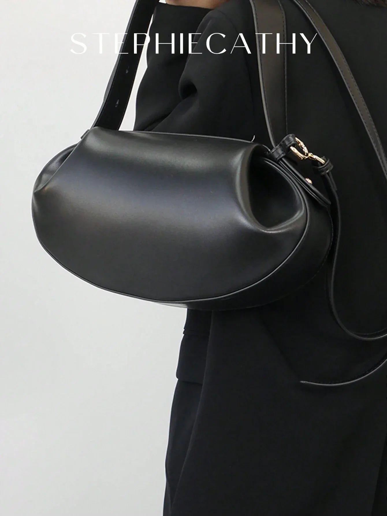 STEPHIECATHY CEZIRA Medium Novelty Bag Ruched Detail