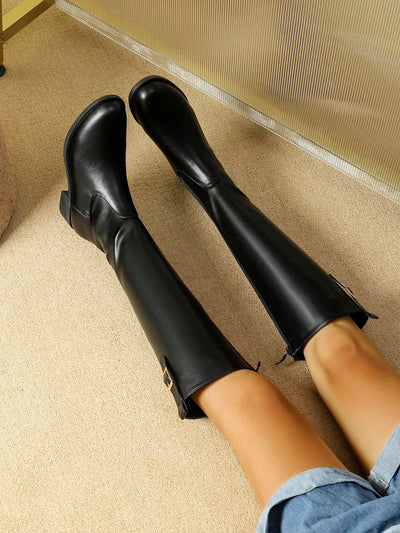 Women Fashion Black Tall Boots