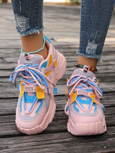 1 Pair Girls Outdoor Casual Comfortable Sports Shoes