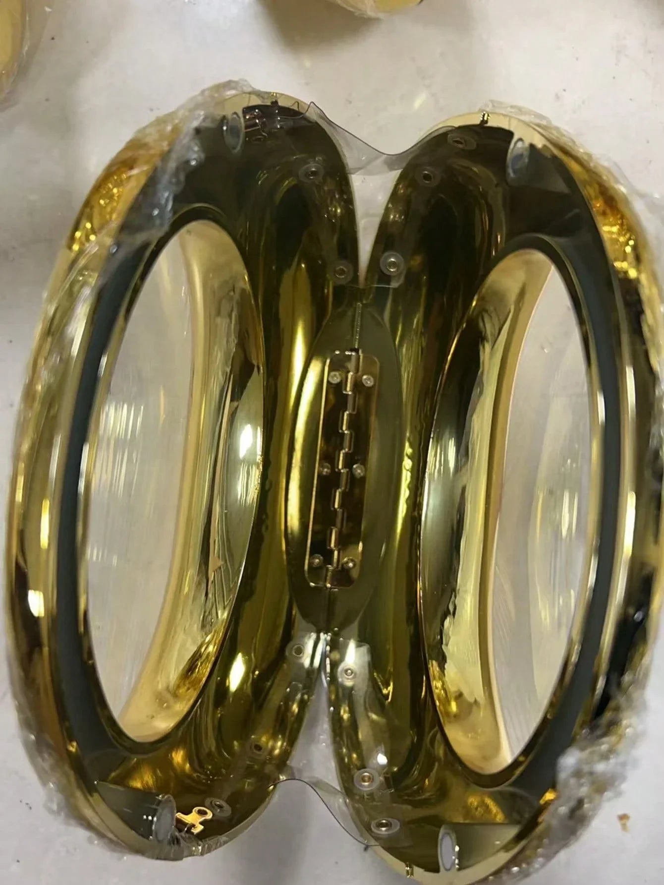 Acrylic Crescent Moon Box Shaped Mini Handbag