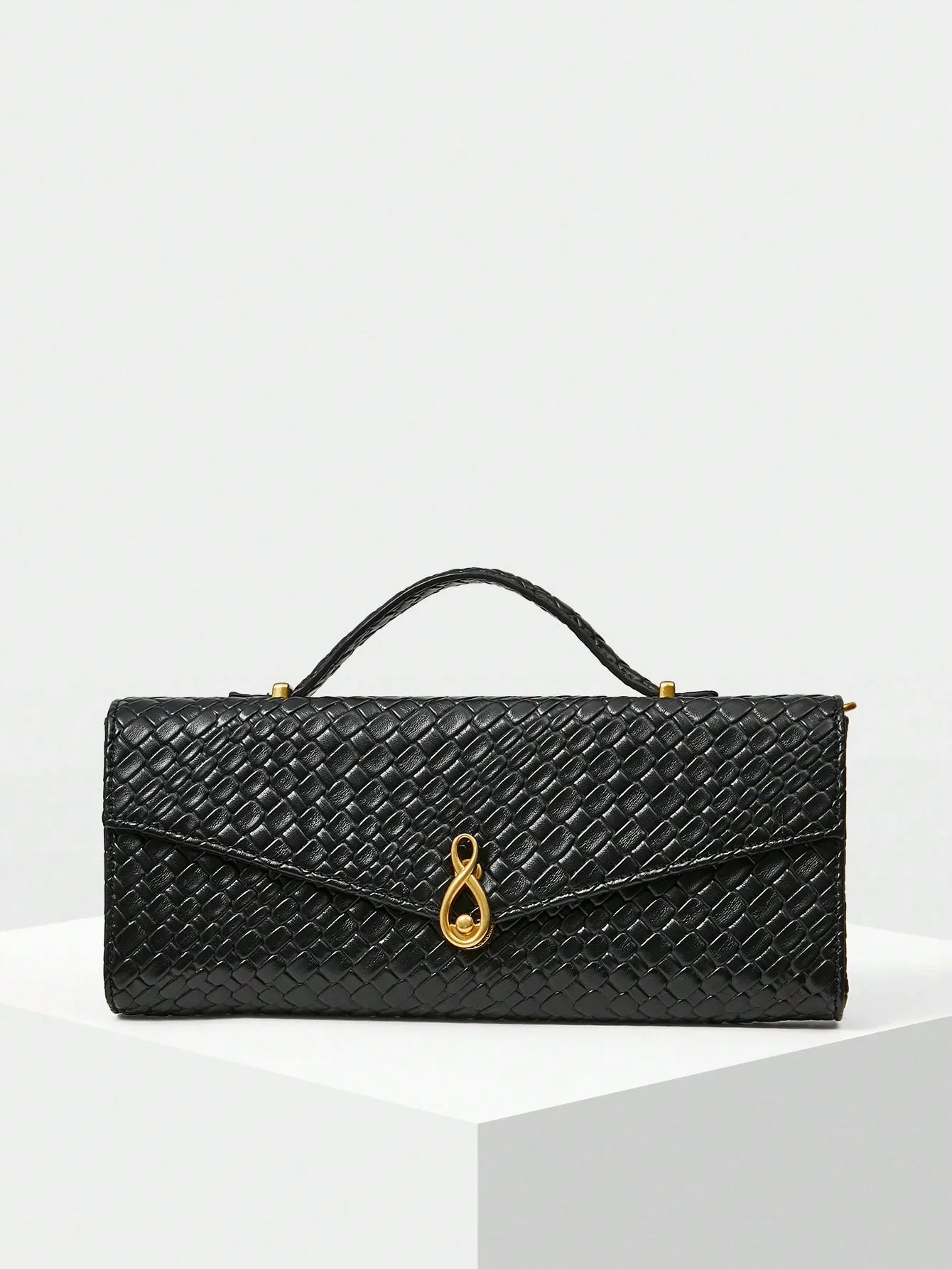 MOTF PREMIUM TEXTURED SQUARE TOP HANDLE BAG
