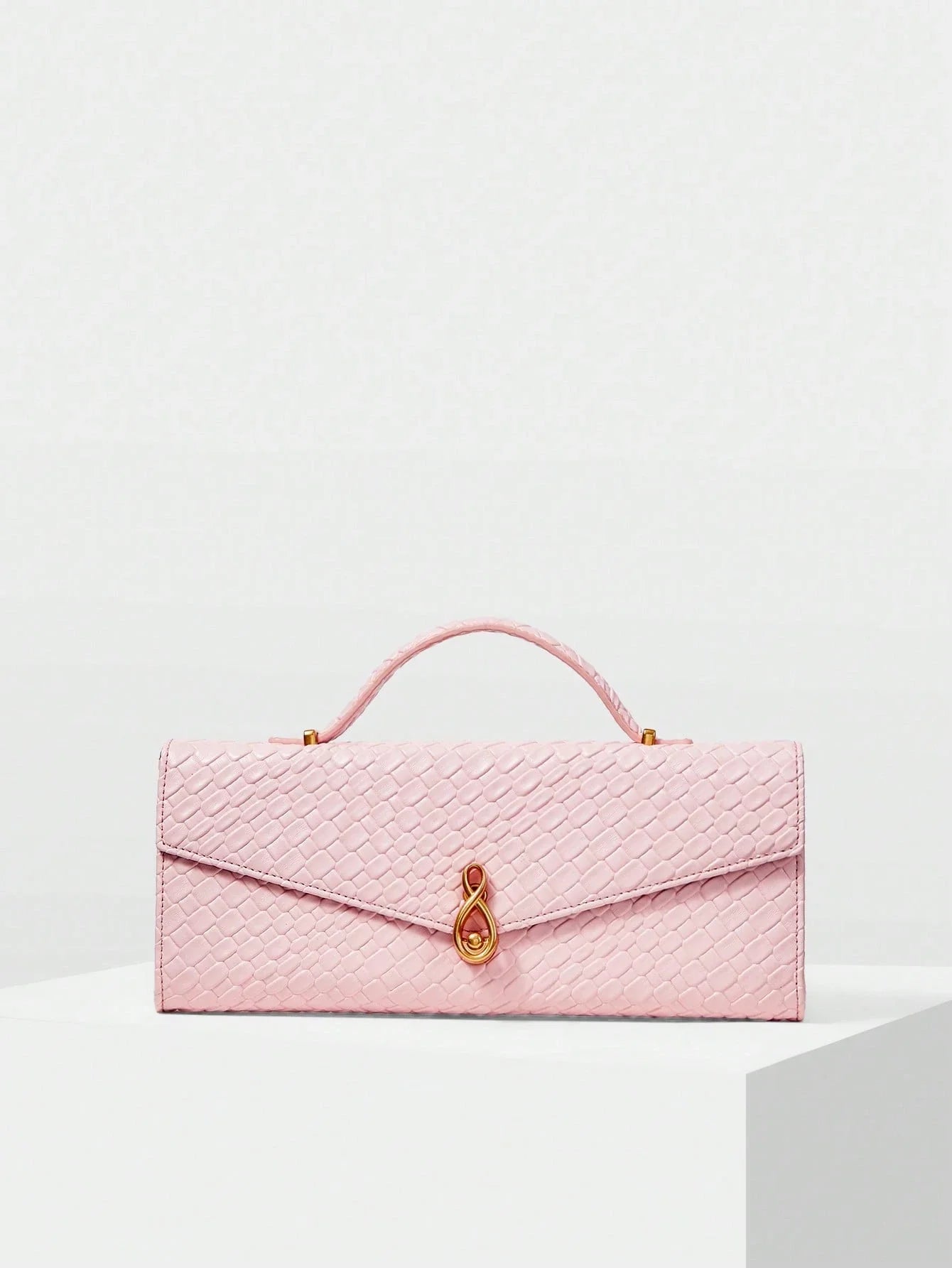 MOTF PREMIUM TEXTURED SQUARE TOP HANDLE BAG