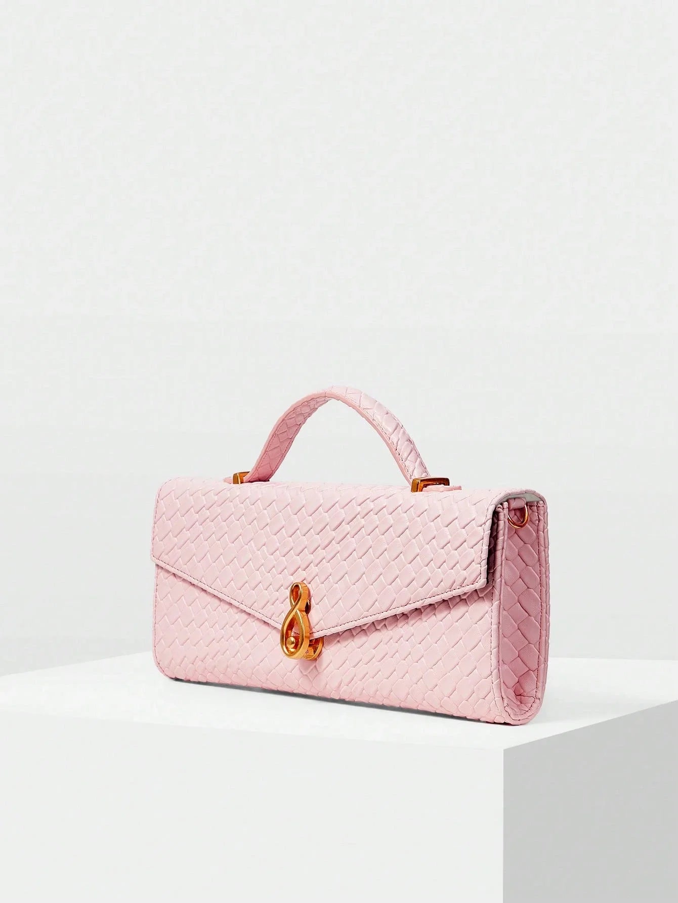 MOTF PREMIUM TEXTURED SQUARE TOP HANDLE BAG