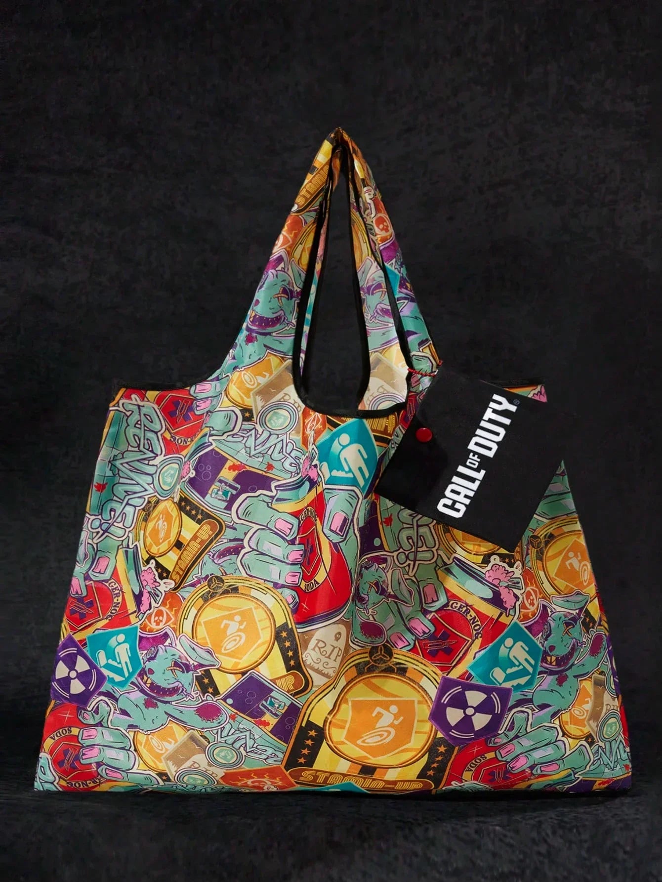 Letter & Harrypotter Deathly Hallows Geo Graphic Tote Bag