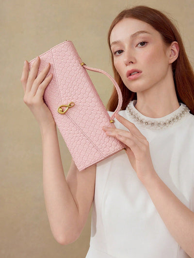 MOTF PREMIUM TEXTURED SQUARE TOP HANDLE BAG