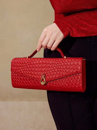 MOTF PREMIUM TEXTURED SQUARE TOP HANDLE BAG