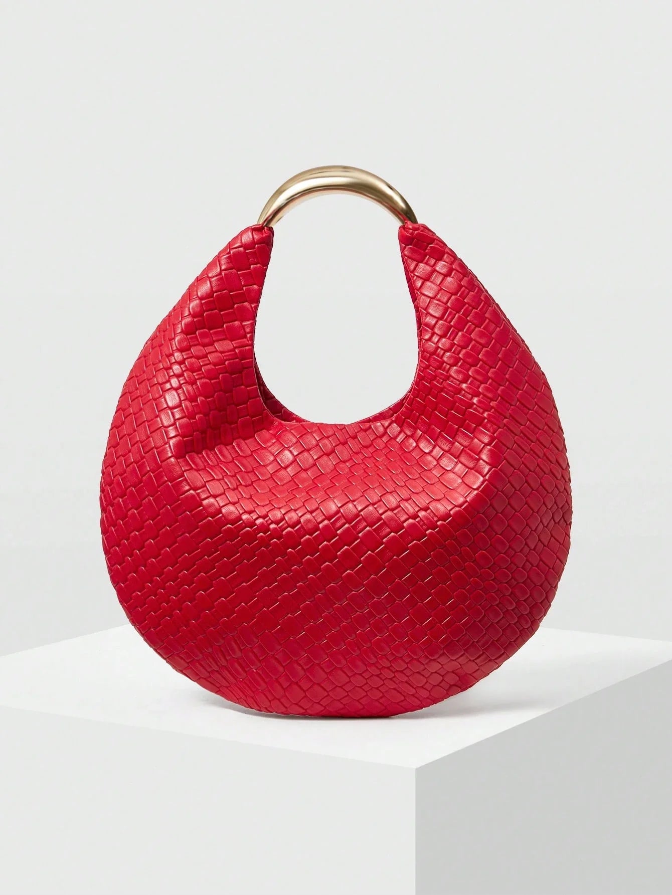 MOTF PREMIUM PU LEATHER EMBOSSED TOP HANDLE BAG