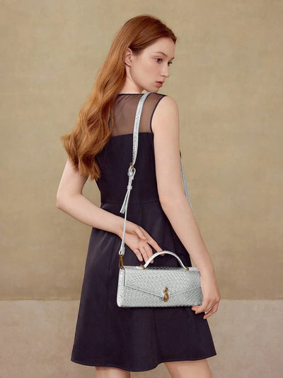 MOTF PREMIUM TEXTURED SQUARE TOP HANDLE BAG