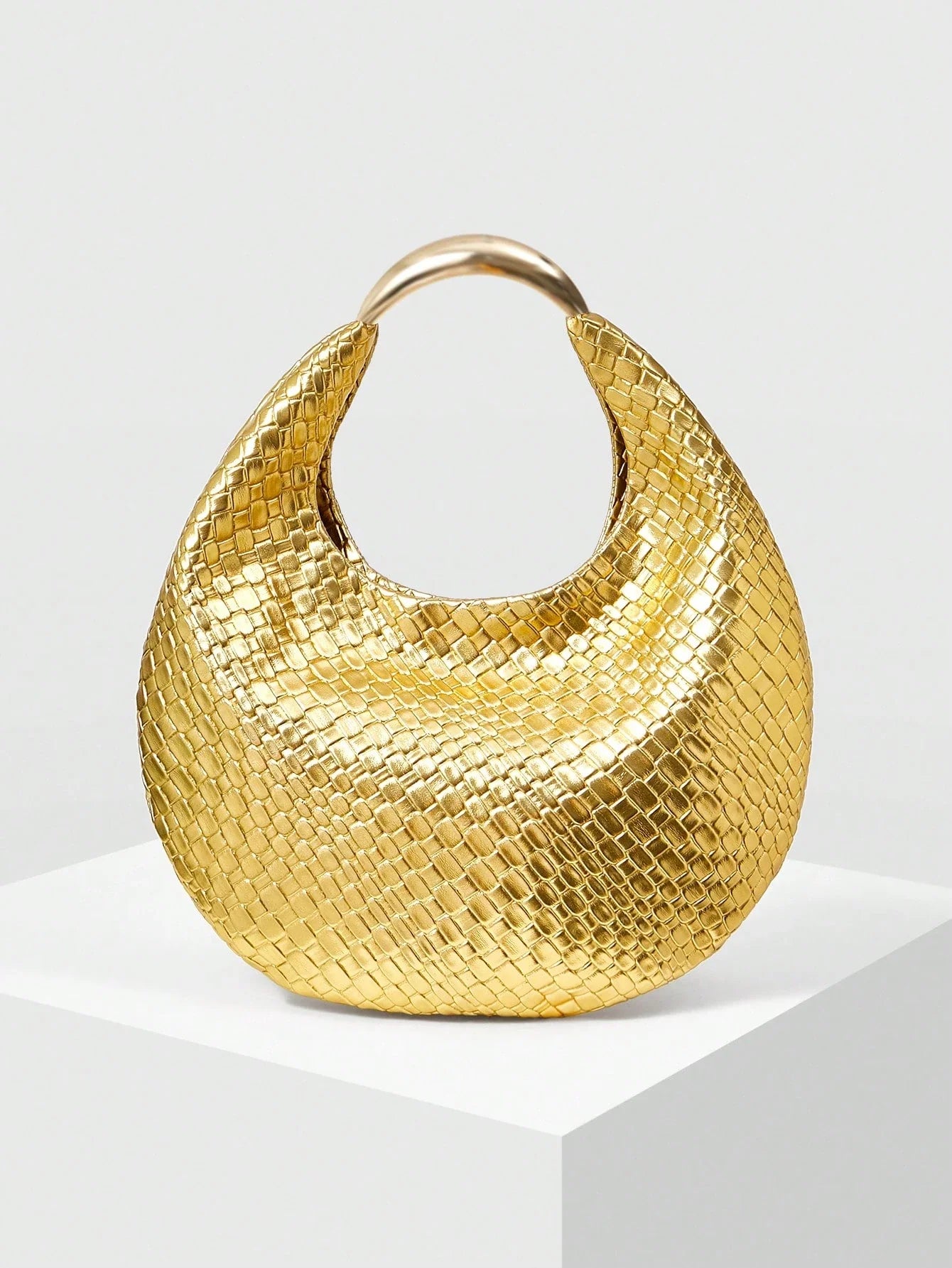 MOTF PREMIUM PU LEATHER EMBOSSED TOP HANDLE BAG
