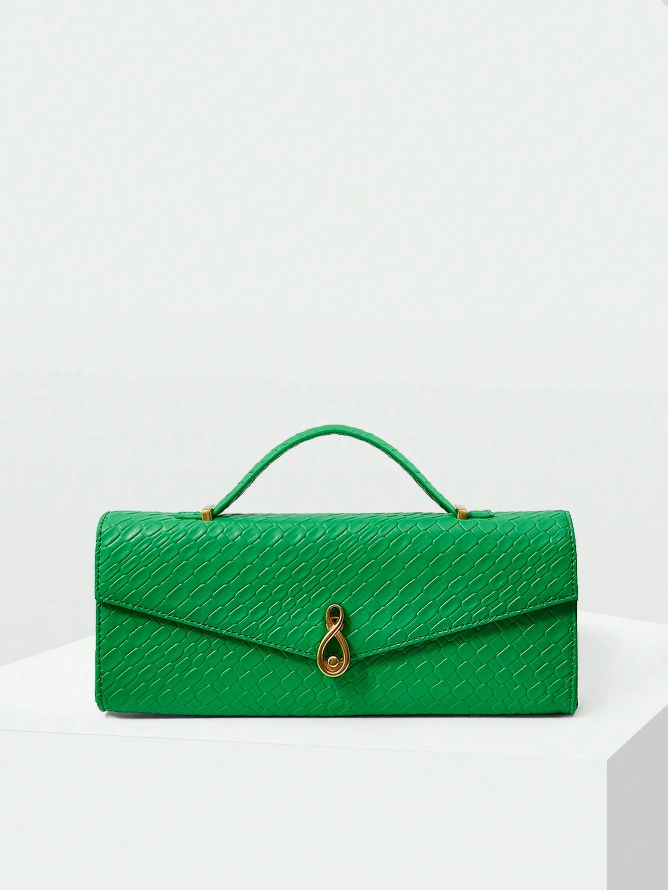 MOTF PREMIUM TEXTURED SQUARE TOP HANDLE BAG