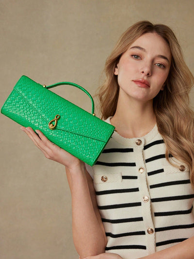 MOTF PREMIUM TEXTURED SQUARE TOP HANDLE BAG